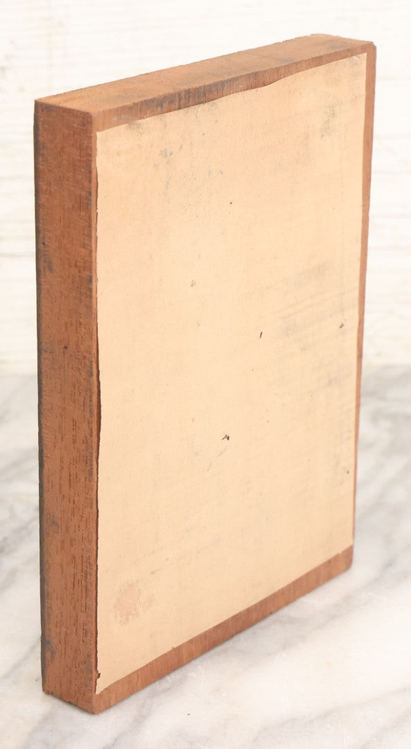 Lot 036 - Grouping Of Ten Vintage Photo Printing Blocks Showing A Magician Engaged In Various Magic Tricks, Magician's Banner Visible, "M.T.T.," Various Tricks Incl. Ring Trick, Flag Trick, And More