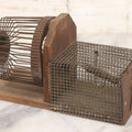 Lot 043 - Antique Wood And Wire Primitive Spinning Mouse Trap