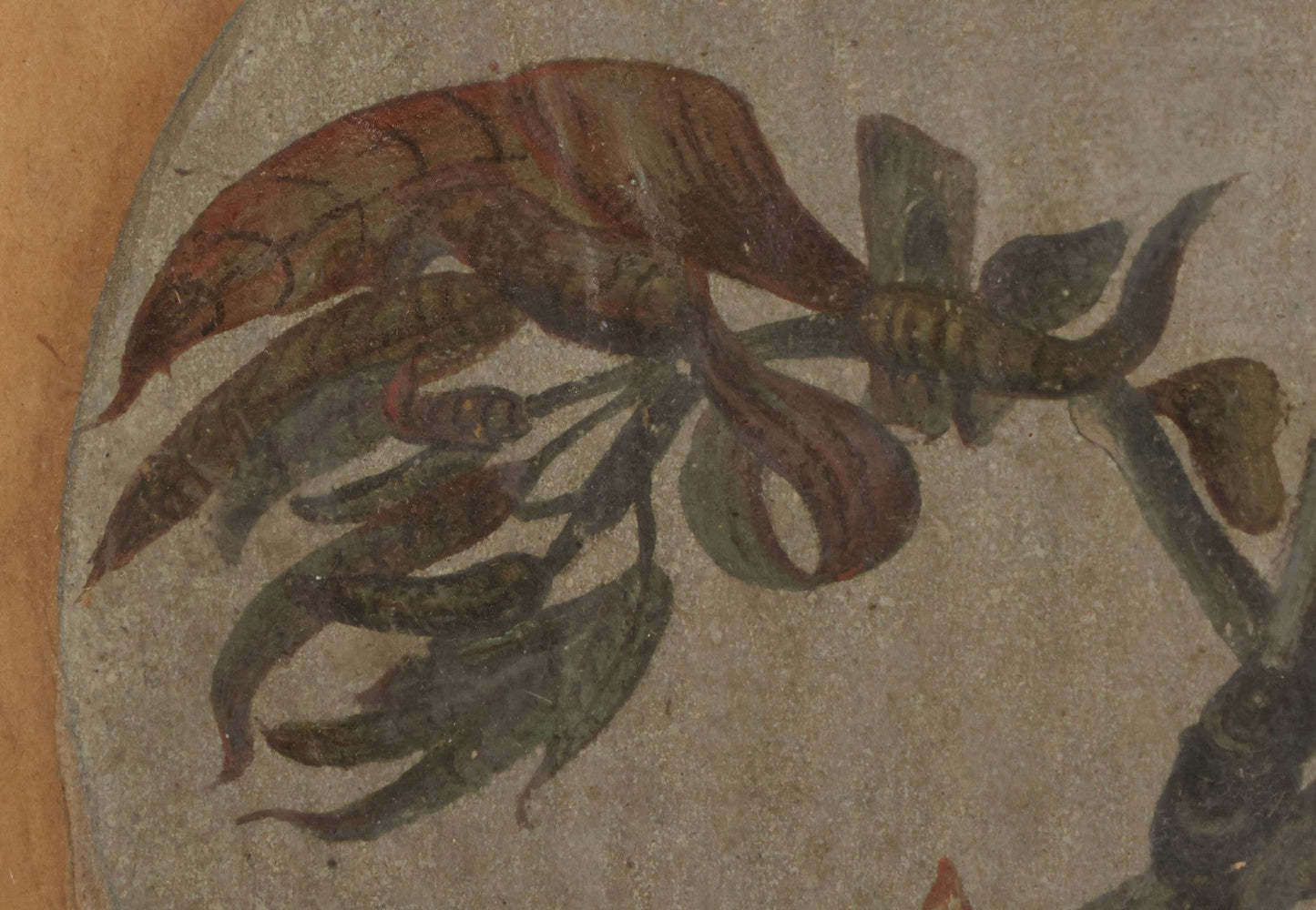 Lot 053 - Antique Hickory Buds Botanical Painting By David Clarkson East (Born Feb 27th, 1833), Painted On May 17th, 1873, In Frame With Provenance On Verso, 10-3/8" W x 8-3/8" H