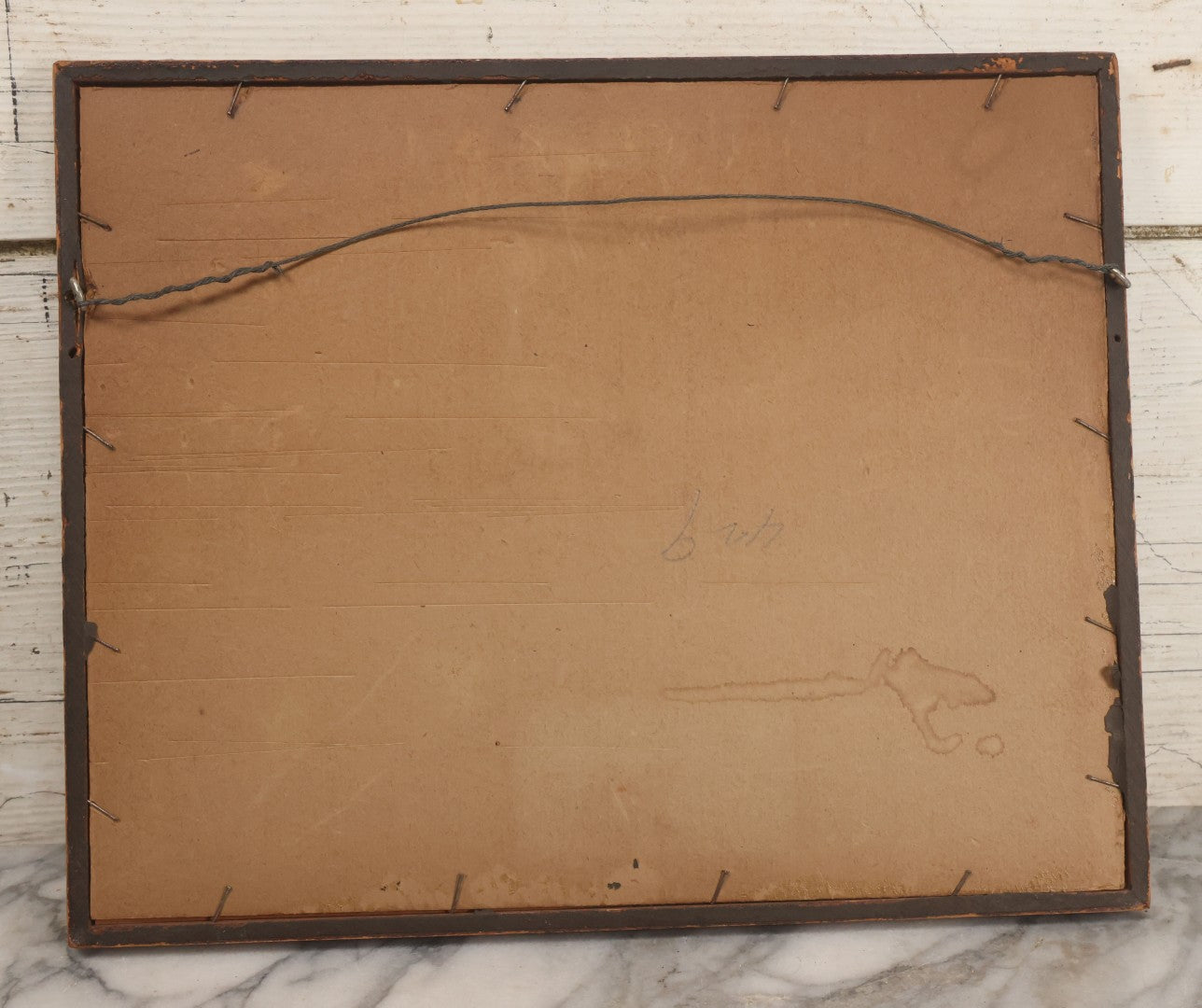 Lot 057 - Vintage Nude Woman Print Titled "September Morn" (Matinée De Septembre) After Paul Chabas (French, 1869-1937) In Frame, Circa 1930s, 14" W x 11-1/2" H