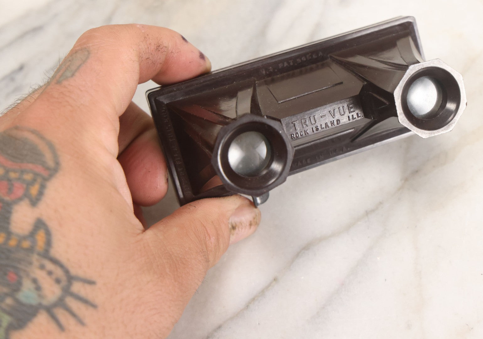 Lot 070 - Vintage Tru-Vue Stereoviewer, Manufactured In Rock Island, Illinois, With Slides Including Zion, Bryce, And Grand Canyon National Parks, Other Parks And Forests, Utah Parks Company, Cedar City, Utah, With Box