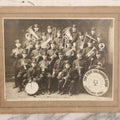 Lot 077 - Antique Boarded Photograph Of The First Dalmation Band, Hrvatski Dalmatianski Sinovi (Croatian Dalmatian Sons), Twenty-One Piece Horn And Drum Band