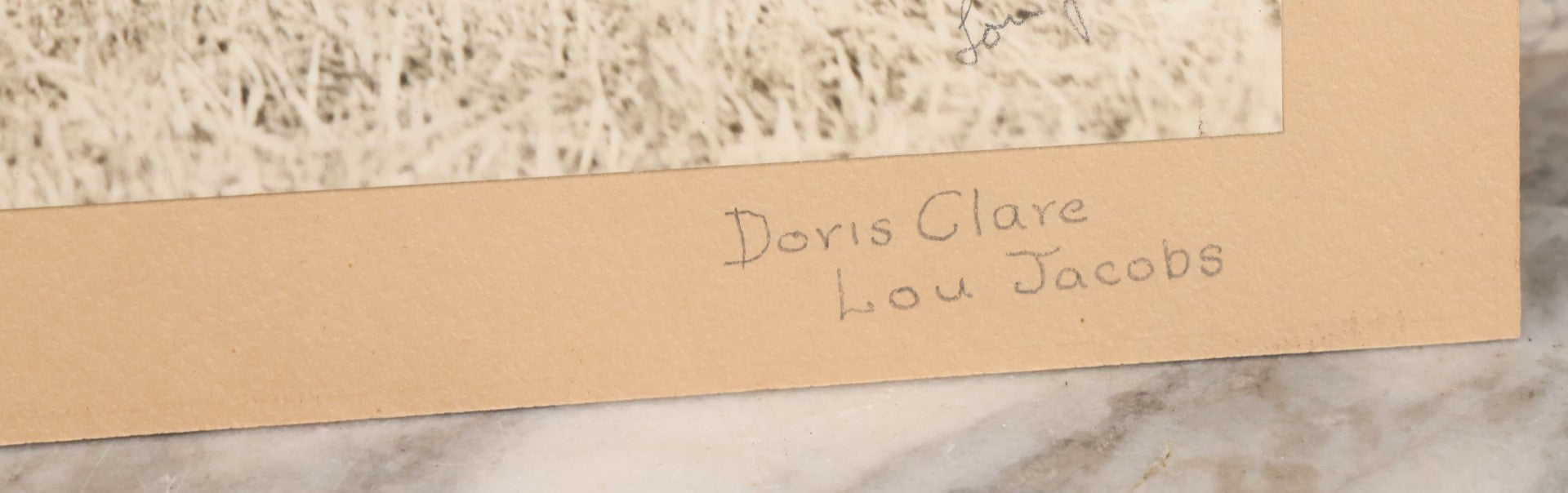 Lot 079 - Vintage Boarded Photograph Of Costume Designer Doris Clare Posing With Circus Clown Lou Jacobs, Both In Costume, In Front Of Circus Wagon