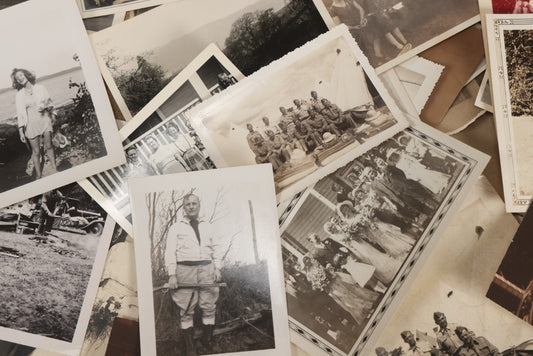 Lot 084 - Grouping Of 60+ Vintage Snapshot Photographs, Mostly Of Adults At Work And Play, Including Military Photos, Women In Swimsuits, Wedding Photos, And More, Circa 1920s To 1960s