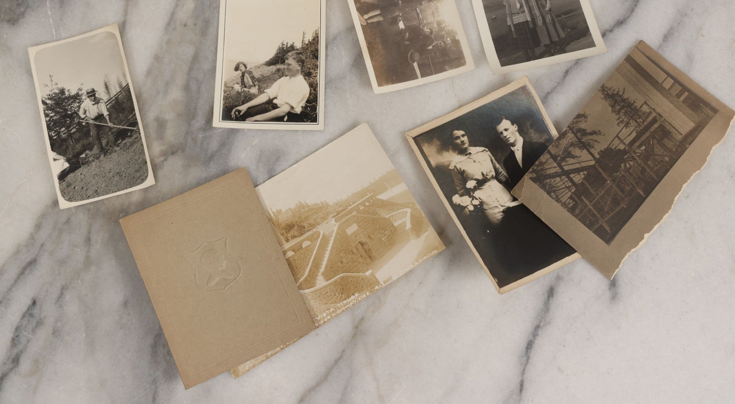 Lot 084 - Grouping Of 60+ Vintage Snapshot Photographs, Mostly Of Adults At Work And Play, Including Military Photos, Women In Swimsuits, Wedding Photos, And More, Circa 1920s To 1960s