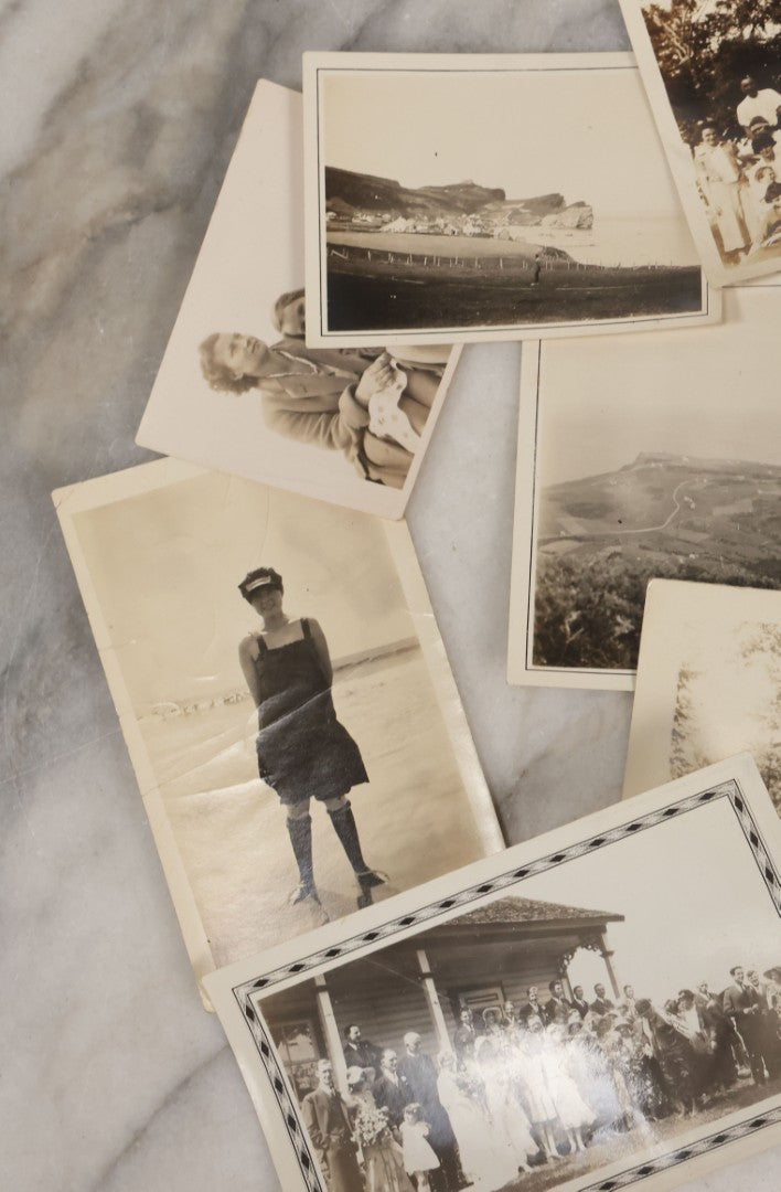 Lot 084 - Grouping Of 60+ Vintage Snapshot Photographs, Mostly Of Adults At Work And Play, Including Military Photos, Women In Swimsuits, Wedding Photos, And More, Circa 1920s To 1960s