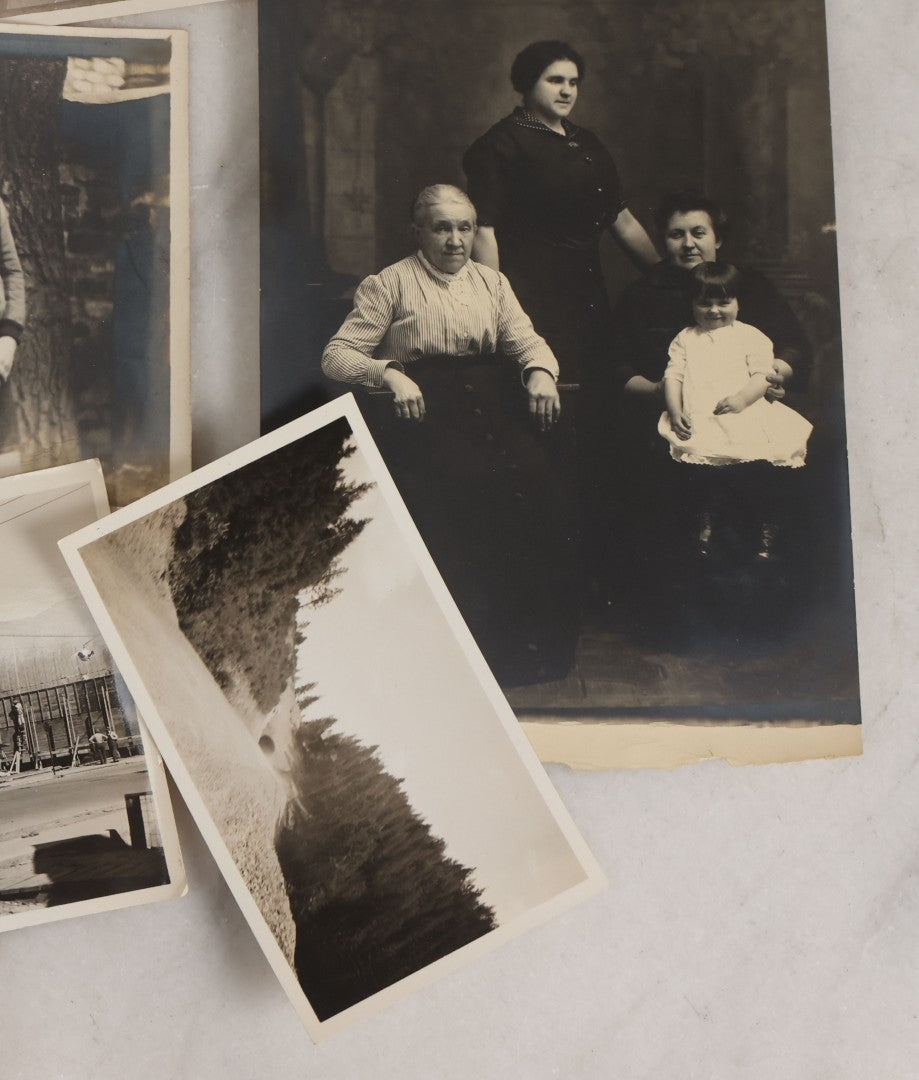 Lot 084 - Grouping Of 60+ Vintage Snapshot Photographs, Mostly Of Adults At Work And Play, Including Military Photos, Women In Swimsuits, Wedding Photos, And More, Circa 1920s To 1960s