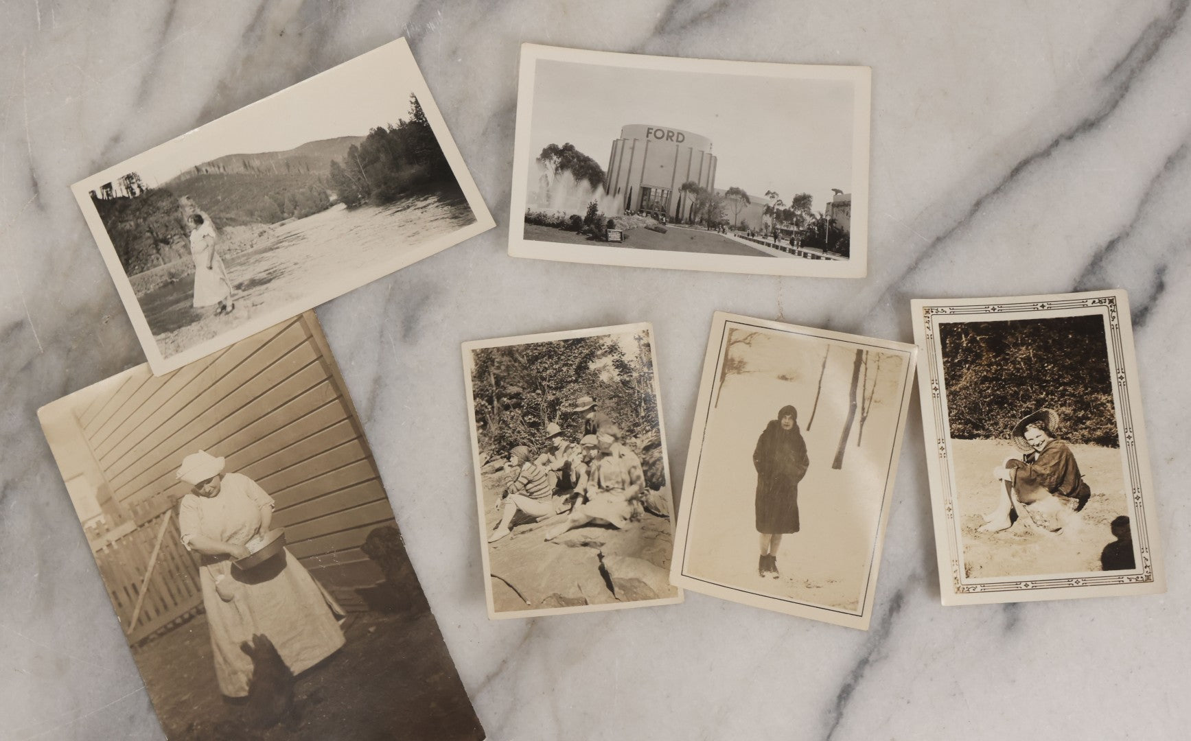 Lot 084 - Grouping Of 60+ Vintage Snapshot Photographs, Mostly Of Adults At Work And Play, Including Military Photos, Women In Swimsuits, Wedding Photos, And More, Circa 1920s To 1960s