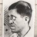 Lot 087 - Modern Digital Photo Print Of Man With Insanely Bulging Eyes