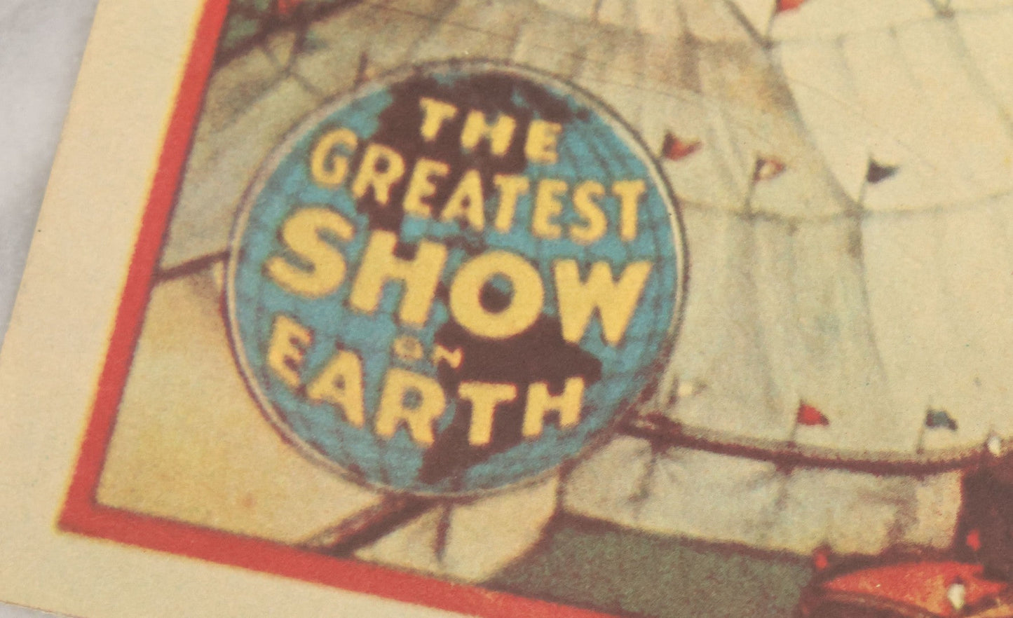 Lot 089 - Vintage Reproduction Ringling Bros And Barnum & Bailey Combined Shows Circus Poster, "The Greatest Show On Earth," With White-Faced Clown