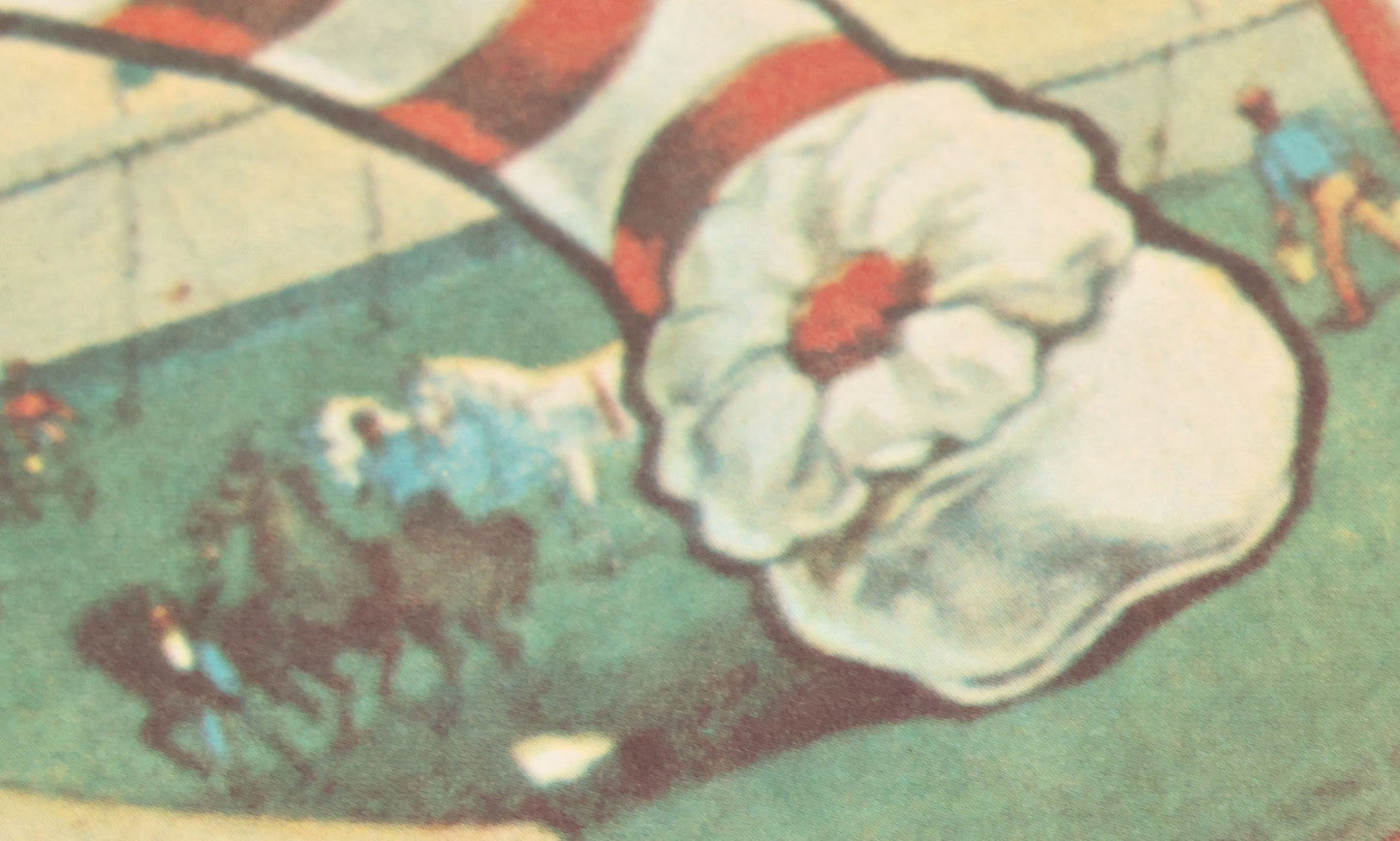 Lot 089 - Vintage Reproduction Ringling Bros And Barnum & Bailey Combined Shows Circus Poster, "The Greatest Show On Earth," With White-Faced Clown