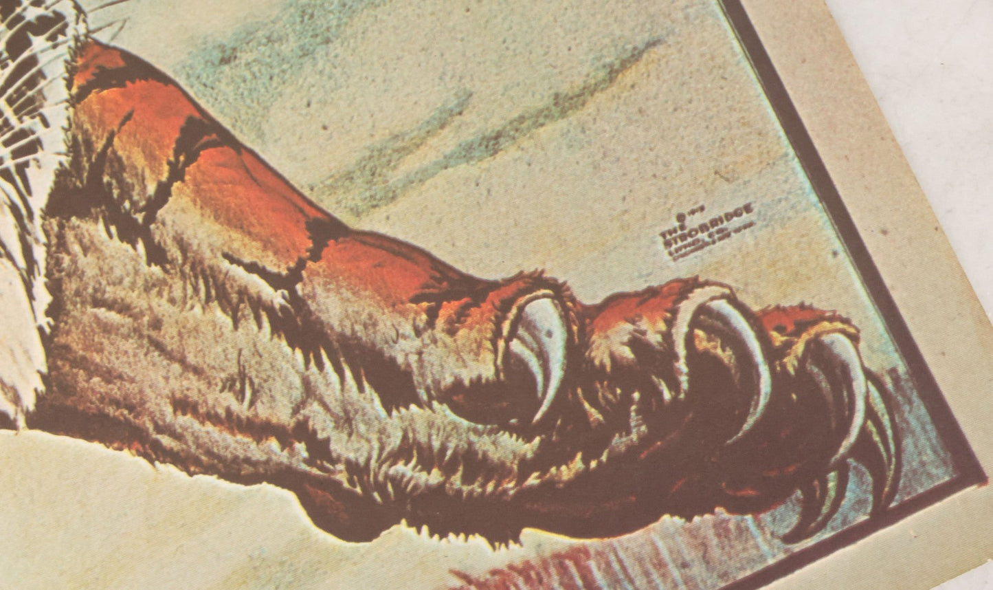 Lot 090 - Vintage Reproduction Ringling Bros And Barnum & Bailey Combined Shows Circus Poster, "The Greatest Show On Earth," With Lunging Tiger