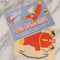 Lot 091 - Vintage Flying Captain Marvel "Sensational Terrific" Paper Craft Toy In Original Folder, Appears To Be Complete, Copyright 1944, Reed And Associates, Fawcett Publications Inc.