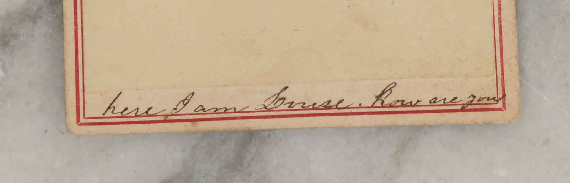 Lot 001 - Grouping Of Three Antique Photographs Including Tintype And Carte De Visite Of Civil War Union Soldier Joseph Rylands, 121st Regiment, Pennsylvania Infantry, Company B, And C.D.V. Of Wife Claire, With His Signature And Period Tax Stamps