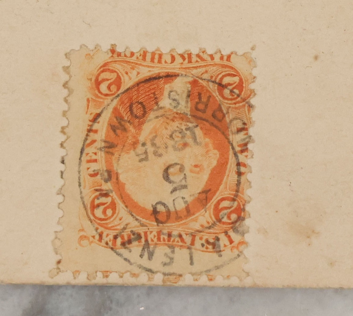 Lot 001 - Grouping Of Three Antique Photographs Including Tintype And Carte De Visite Of Civil War Union Soldier Joseph Rylands, 121st Regiment, Pennsylvania Infantry, Company B, And C.D.V. Of Wife Claire, With His Signature And Period Tax Stamps