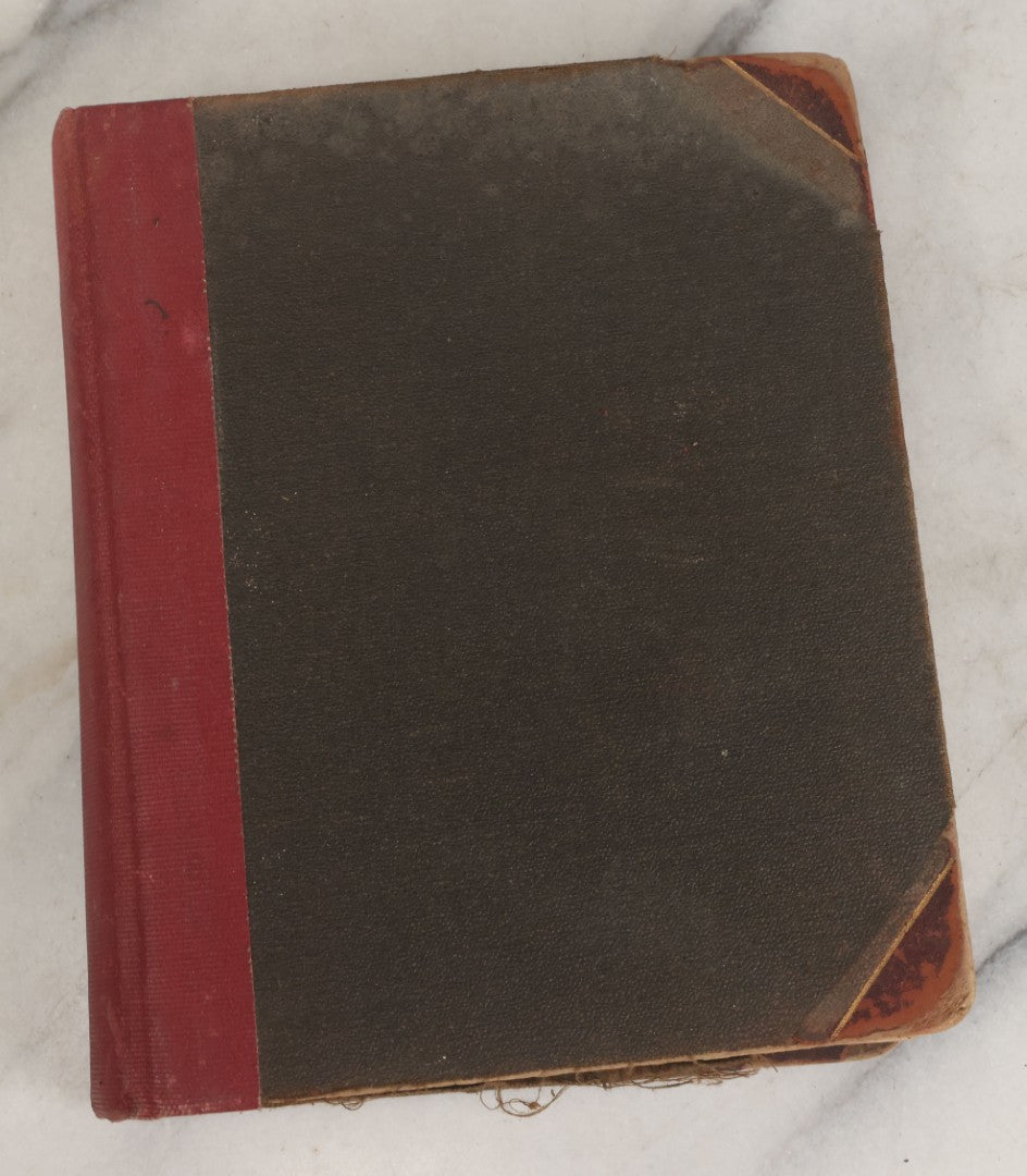 Lot 003 - Antique Archival Grouping Of Six Volumes Of Handwritten Minutes And Notes Regarding The Woonsocket Fortnightly Club, Educated Women's Social Club, Woonsocket, Rhode Island, Beginning In 1889