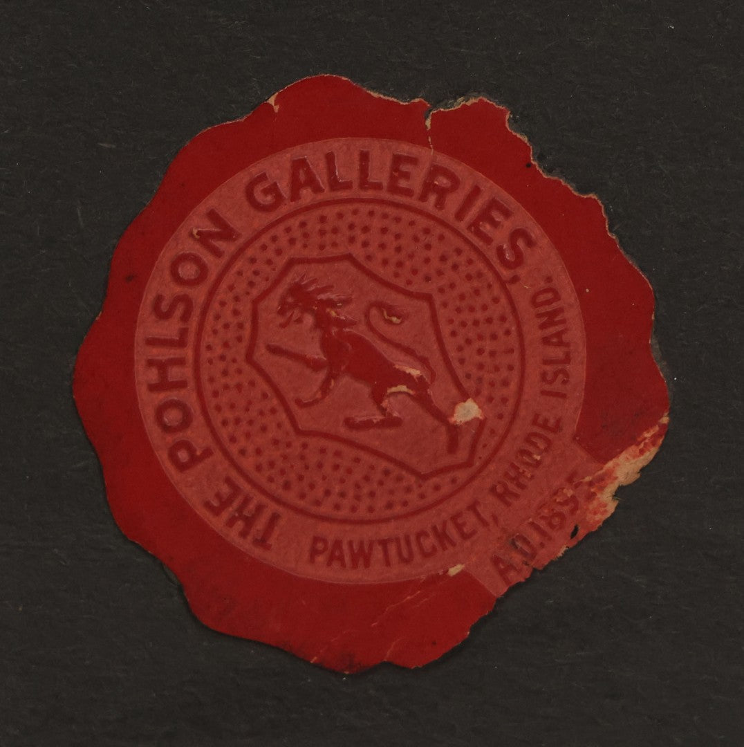 Lot 008 - Antique Watercolor Painting Of A Venetian Canal, Artist Signed, Andrea Biondetti (Italy, 1851-1946), In Frame, Paper Label On Verso From The Pohlson Galleries, Pawtucket, Rhode Island, 8-1/2" x 13"