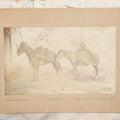 Lot 144 - Antique Boarded Photograph Of Two L.A. Cowgirls, Women Riding Horseback, Photographed By The Garden City Photo Co., Los Angeles, California, Photo No. 16504