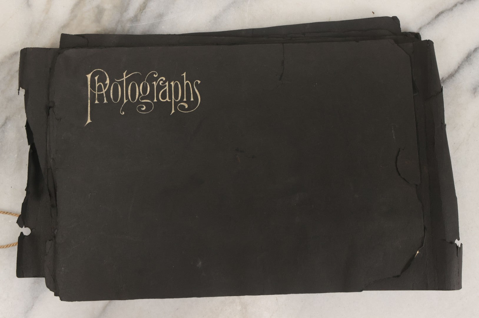 Lot 010 - Antique Vernacular Snapshot Photo Album With 90+ Photographs Circa 1910-1920, Including Baseball Player, Woman Posing With Flag, Bartenders, Many Dogs And Pets, And More