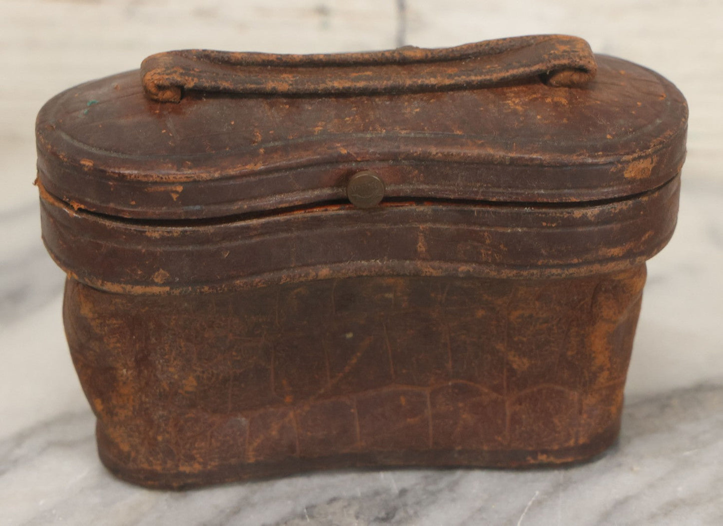 Lot 029 - Antique Busch Perimegaskop Mother Of Pearl And Brass Opera Glasses Binoculars In Original Leather Case, Manufactured By Emil Busch A.G, Rathenow, Germany, Working Condition