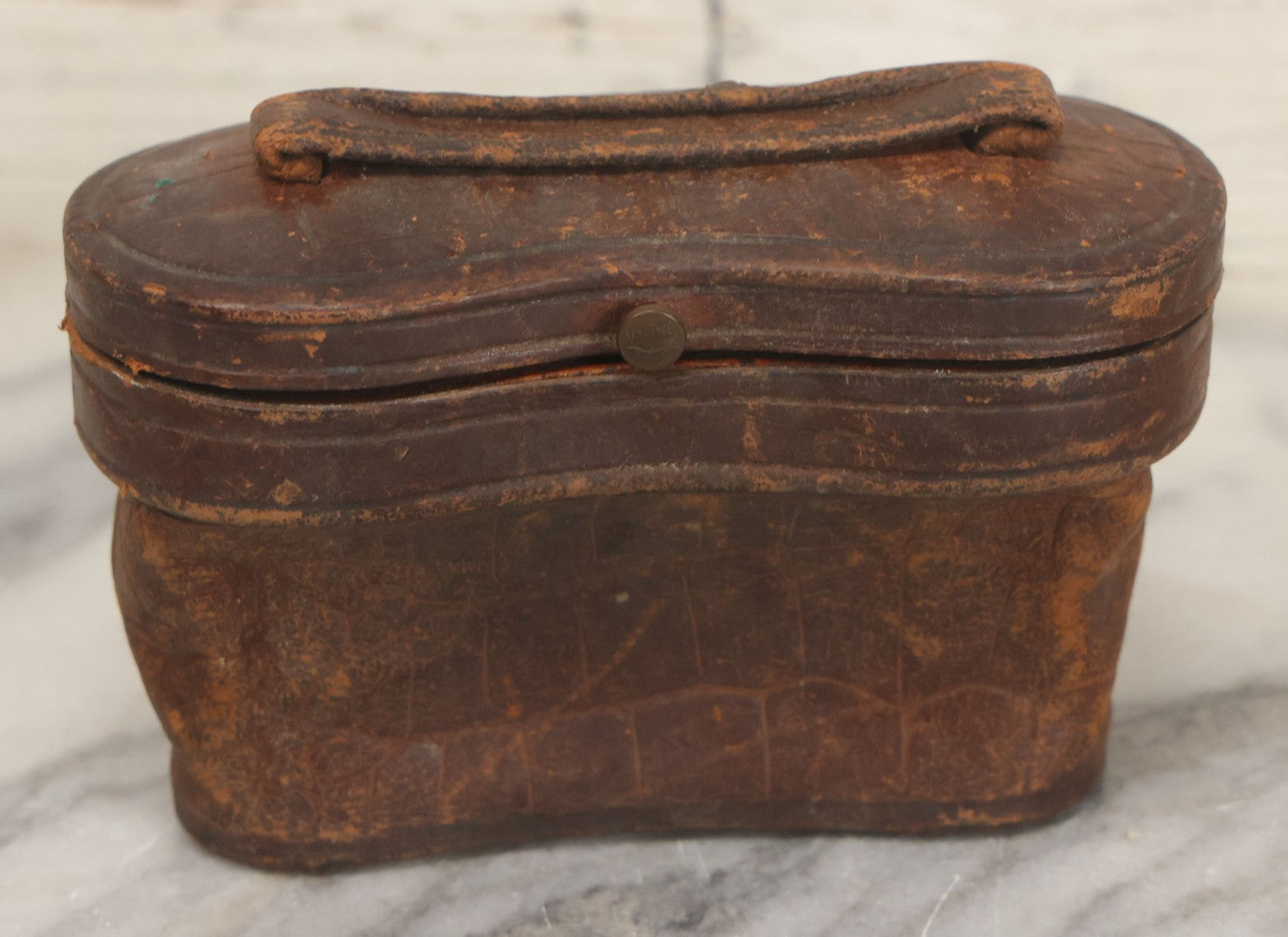 Lot 029 - Antique Busch Perimegaskop Mother Of Pearl And Brass Opera Glasses Binoculars In Original Leather Case, Manufactured By Emil Busch A.G, Rathenow, Germany, Working Condition