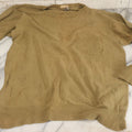 Lot 034 - Vintage World War 2 Era Army Green Sweater, Tagged "Slumber Jeans, For Slumber Comfort," As Found With Period Military Uniforms