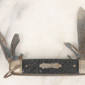 Lot 035 - Vintage Forest-Master Ranger Brand Pocket Knife With Knife, Bottle Openers, Made In U.S.A., 3-3/4" Length