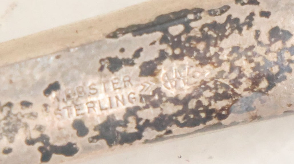 Lot 037 - Pair Of Antique Metal Letter Openers Including Webster Sterling Silver Handled Opener And Bronze Opener