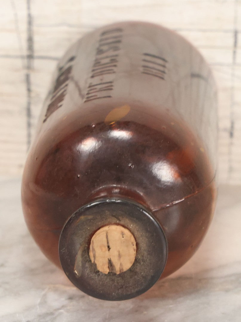Lot 043 - Antique Mulford's Pre-Digested Beef Brown Glass Bottle, H.K. Mulford Co., Philadelphia, Pennsylvania, 7-1/4" Height