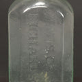 Lot 045 - Antique Hand Blown S.O. Richardson Bitters Green Tinted Clear Glass Bottle With Pontil, South Reading, Massachusetts, 6-1/2" Height
