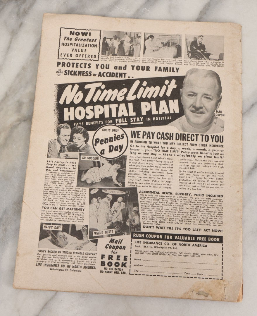 Lot 059 - Pair Of Vintage Pin Up Men's Magazines Including "Wink: A Whirl Of Girls" (June 1951) And "Beauty Parade: The World's Loveliest Girls" (November 1953)