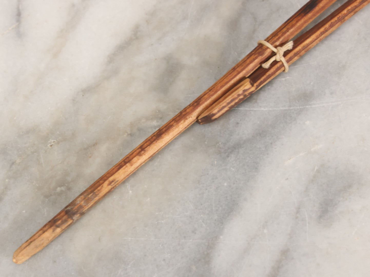 Lot 064 - Antique Folk Art Hand Carved Wood Animated Acrobat Toy With Jointed Limbs, Original Paint