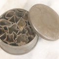 Lot 073 - Antique Miniature Cookie Cutters Set Of Twelve In Original Tin, Various Shapes Including Card Suites, Star, Etc., G.M.T. Co., Germany