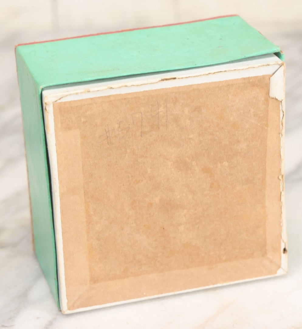 Lot 104 - Antique Paper Board Collar Box For "The Elmwood Collar," Manufactured By Narragansett Collar Co., With Paper Label With Birds, Country Scene, Lithographed By Providence Lithography Co., Providence, Rhode Island, Patented September 12, 1871