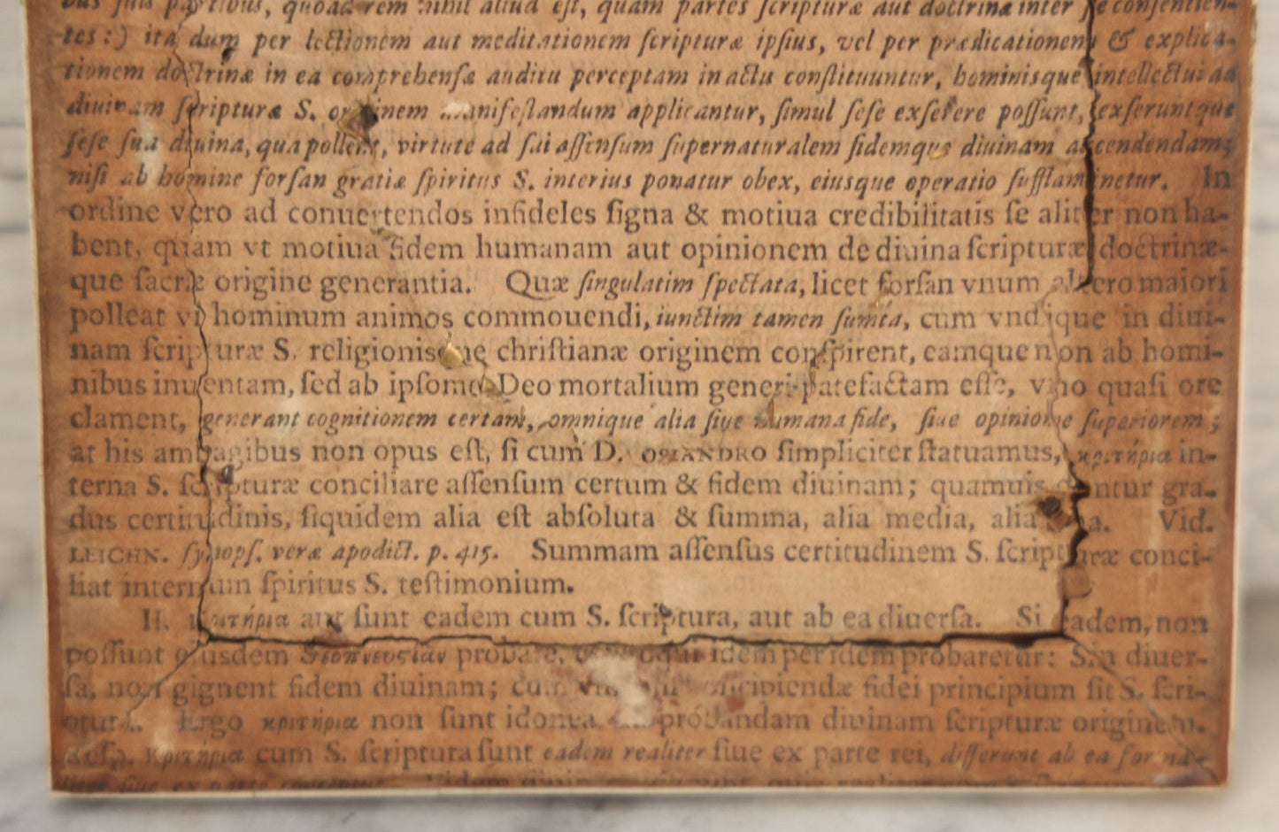 Lot 002 - Antique Continental European Miniature Cameo Painting Of Blond Woman With Blue Eyes In Period Bone Veneer Frame With Latin Text Paper Backing, Artist Signed Fr. Xaver, 5-3/4" x 7"