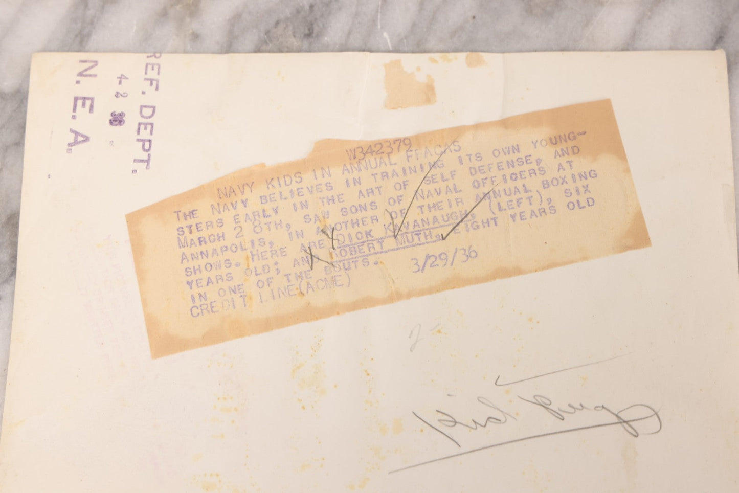 Lot 104 - Grouping Of Four Vintage Glossy Boxing Related Photographs Including A Brawl Of Young Boys, A Match Between Two Young Boys In Navy Tank Tops, Boxing Promo Photos Of Joe Baksi And Melio Bettina