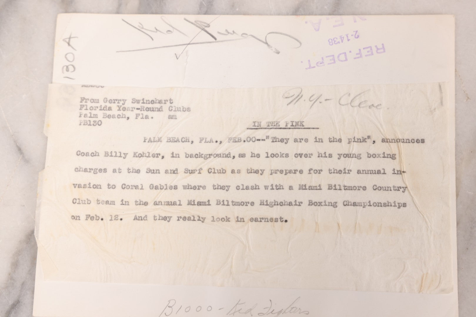 Lot 104 - Grouping Of Four Vintage Glossy Boxing Related Photographs Including A Brawl Of Young Boys, A Match Between Two Young Boys In Navy Tank Tops, Boxing Promo Photos Of Joe Baksi And Melio Bettina