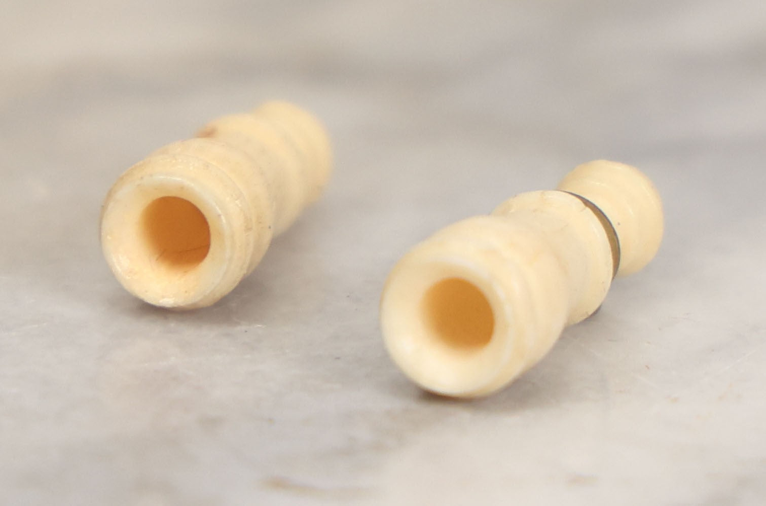 Lot 009 - Three Piece Antique Carved Bone Grouping Including Two "The Lord's Prayer" Stanhopes And Billiken Lucky Charm, Note Image In One Stanhope Is Badly Deteriorated