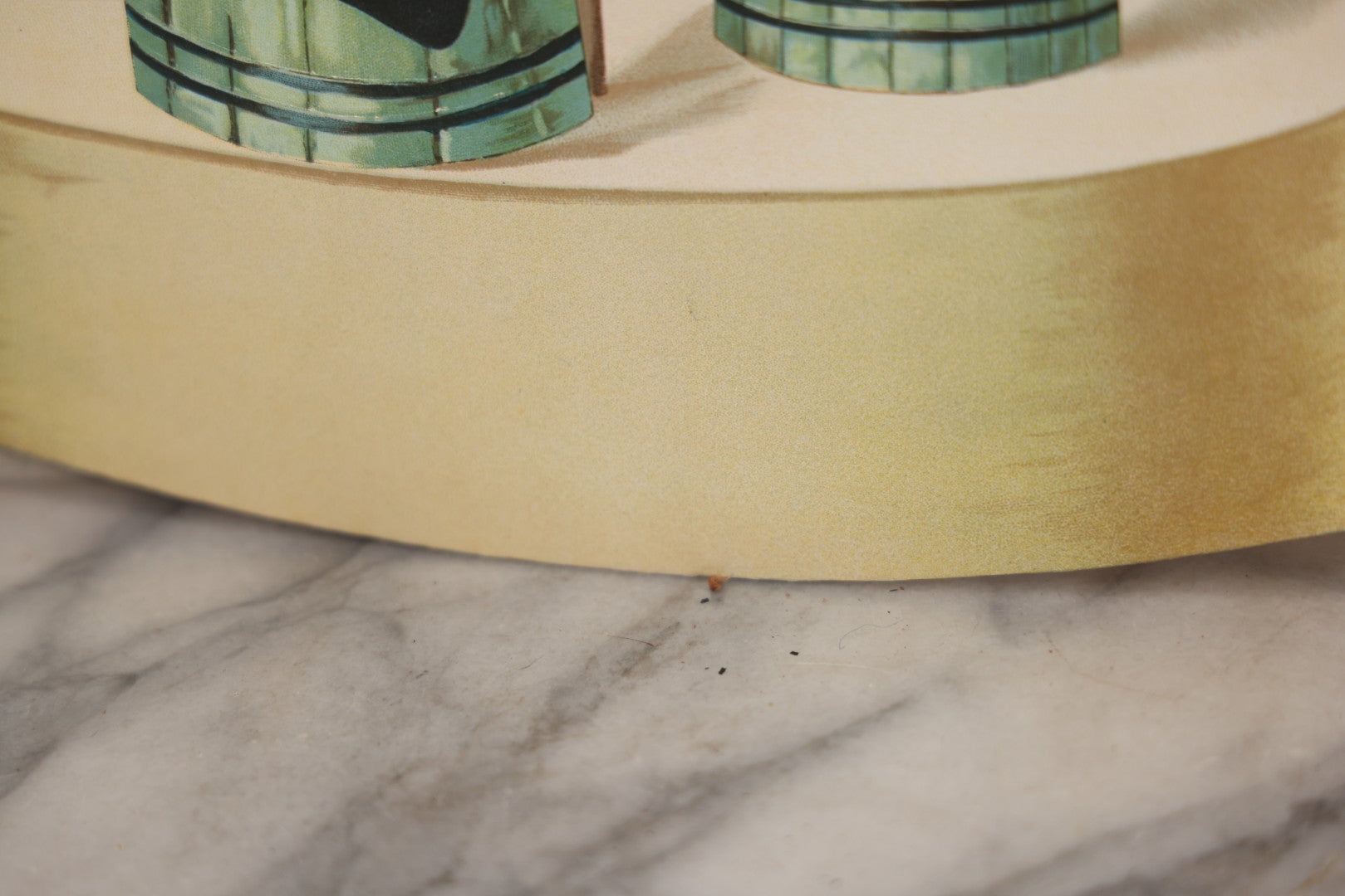 Lot 016 - Antique Die Cut Lithographed Acrobatic Circus Clowns Paper Display, Made In Germany For The R.T. Company, No. 10316, Class O, 10-1/2" x 19-1/2"