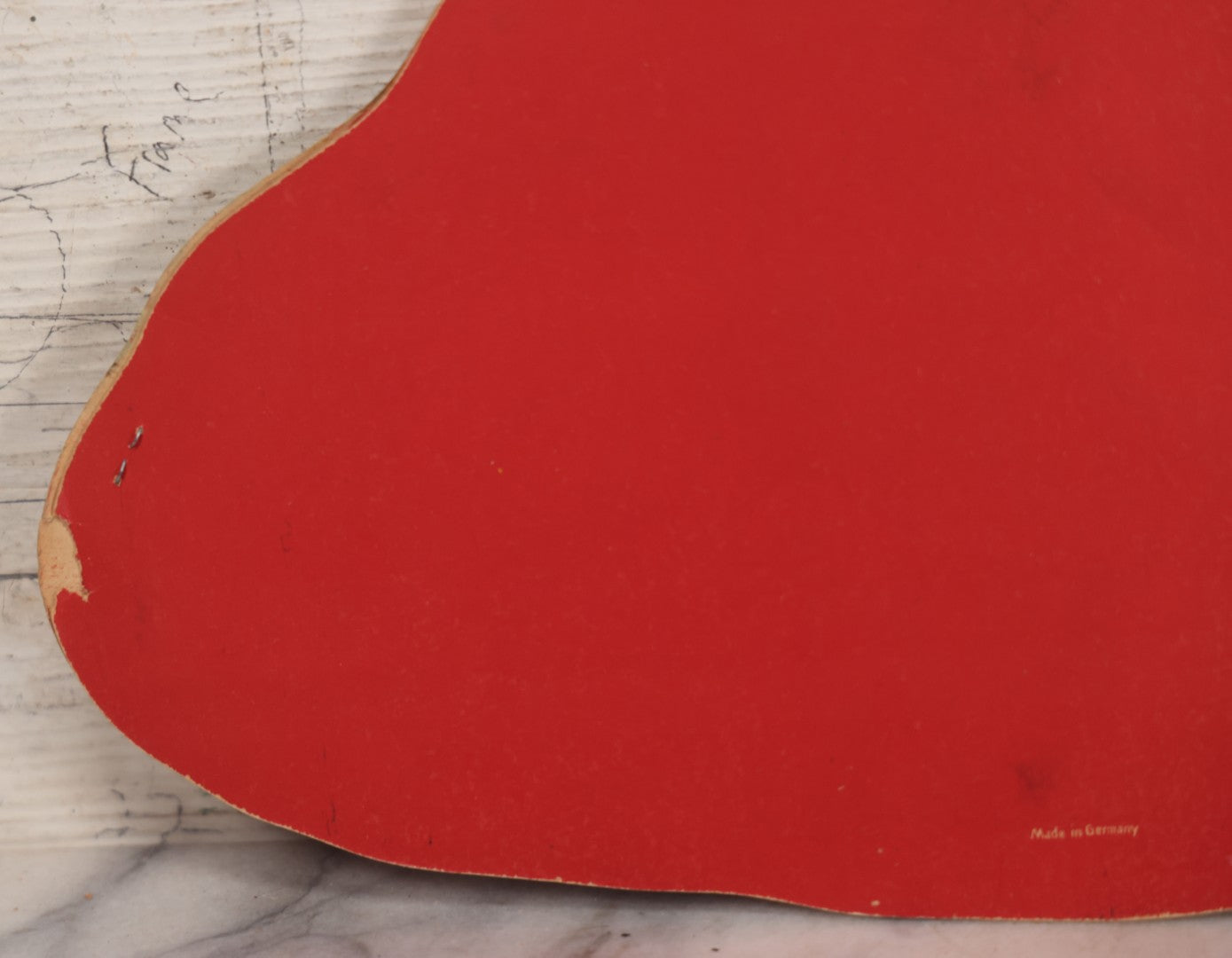 Lot 017 - Vintage Halloween Paper Cutout Mask Of Smoking Pumpkin Jack-O-Lantern J.O.L., Made In Germany, Unknown Manufacturer, 14-1/8" x 8-1/8"