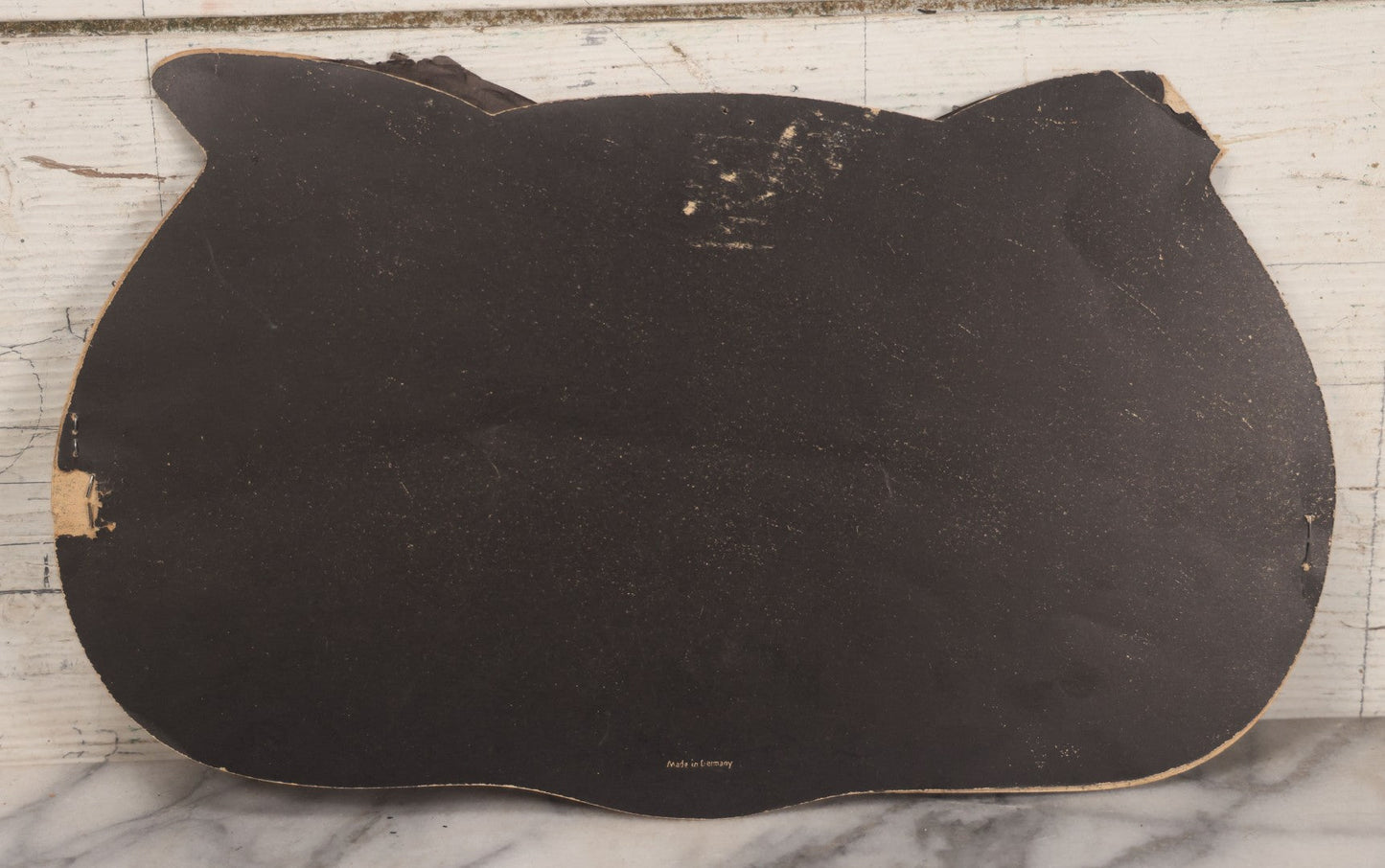 Lot 018 - Vintage Halloween Paper Cutout Mask Of Menacing Owl, Made In Germany, Unknown Manufacturer, 14-1/8" x 8-3/8"