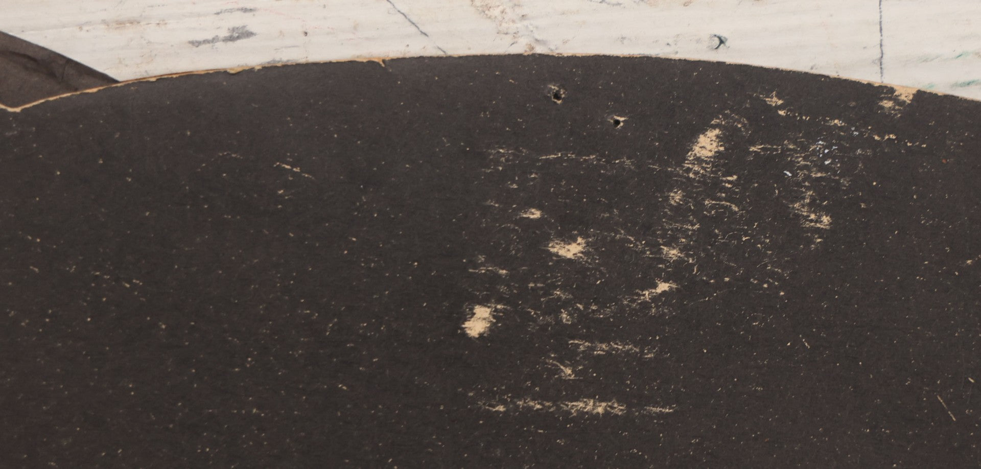 Lot 018 - Vintage Halloween Paper Cutout Mask Of Menacing Owl, Made In Germany, Unknown Manufacturer, 14-1/8" x 8-3/8"