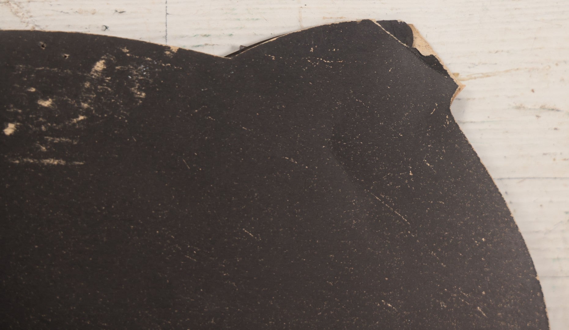 Lot 018 - Vintage Halloween Paper Cutout Mask Of Menacing Owl, Made In Germany, Unknown Manufacturer, 14-1/8" x 8-3/8"