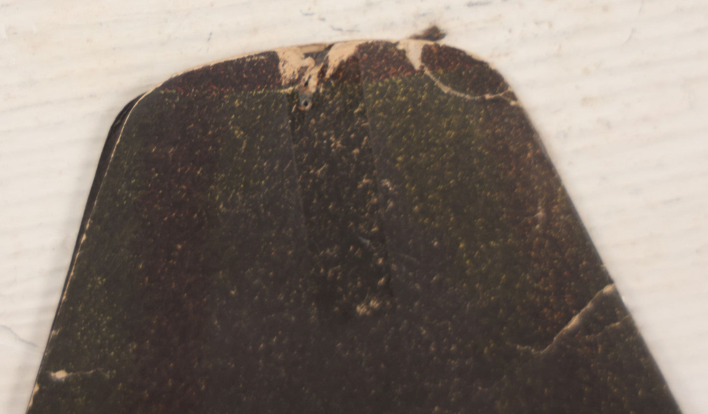 Lot 019 - Vintage Halloween Paper Cutout Mask Of Pumpkin Jack-O-Lantern J.O.L. Wearing Witch Hat, Made In Germany, Unknown Manufacturer, 14-1/8" x 12-1/2"