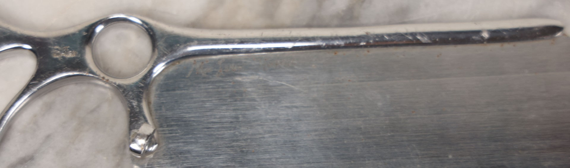 Lot 023 - Vintage Sklar Military Issue Surgical Amputation Saw, "MacLaren Hospital" Engraved On Blade, Handle Marked "MD-USN"