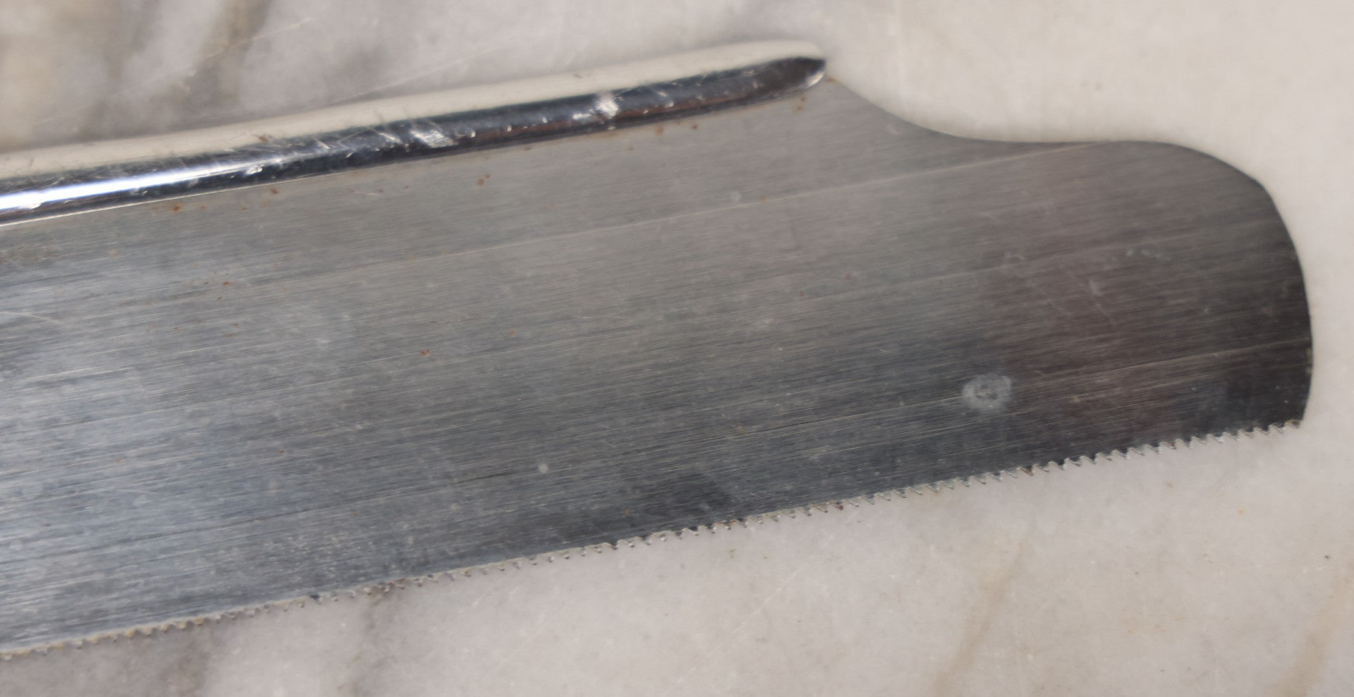 Lot 023 - Vintage Sklar Military Issue Surgical Amputation Saw, "MacLaren Hospital" Engraved On Blade, Handle Marked "MD-USN"