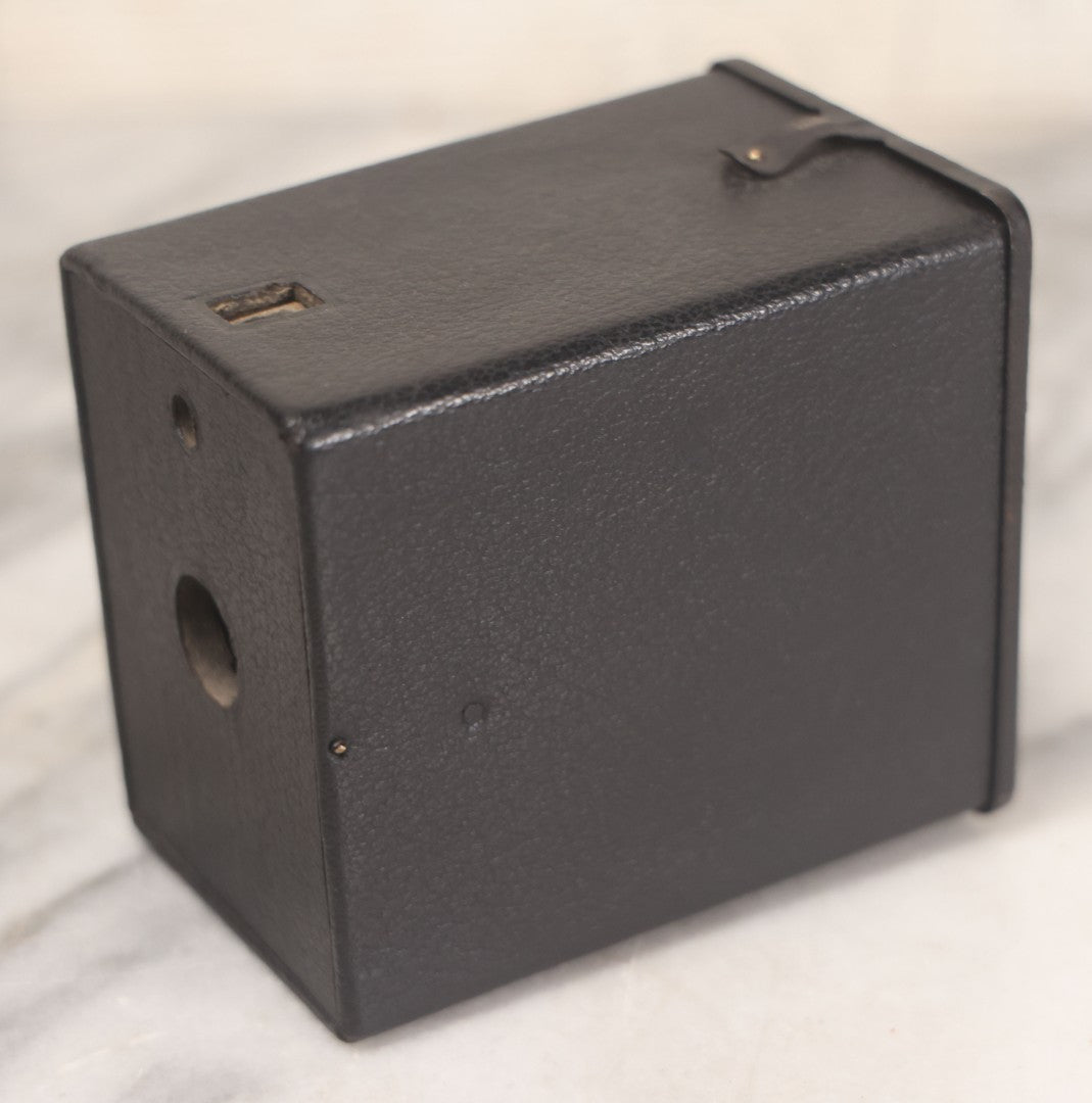 Lot 027 - Antique Ansco Box Camera, Small Size, Uses Speedex 2C Ansco Film, Made In U.S.A. By Ansco Photo Products Inc., Binghamton, New York, Patented September 1910