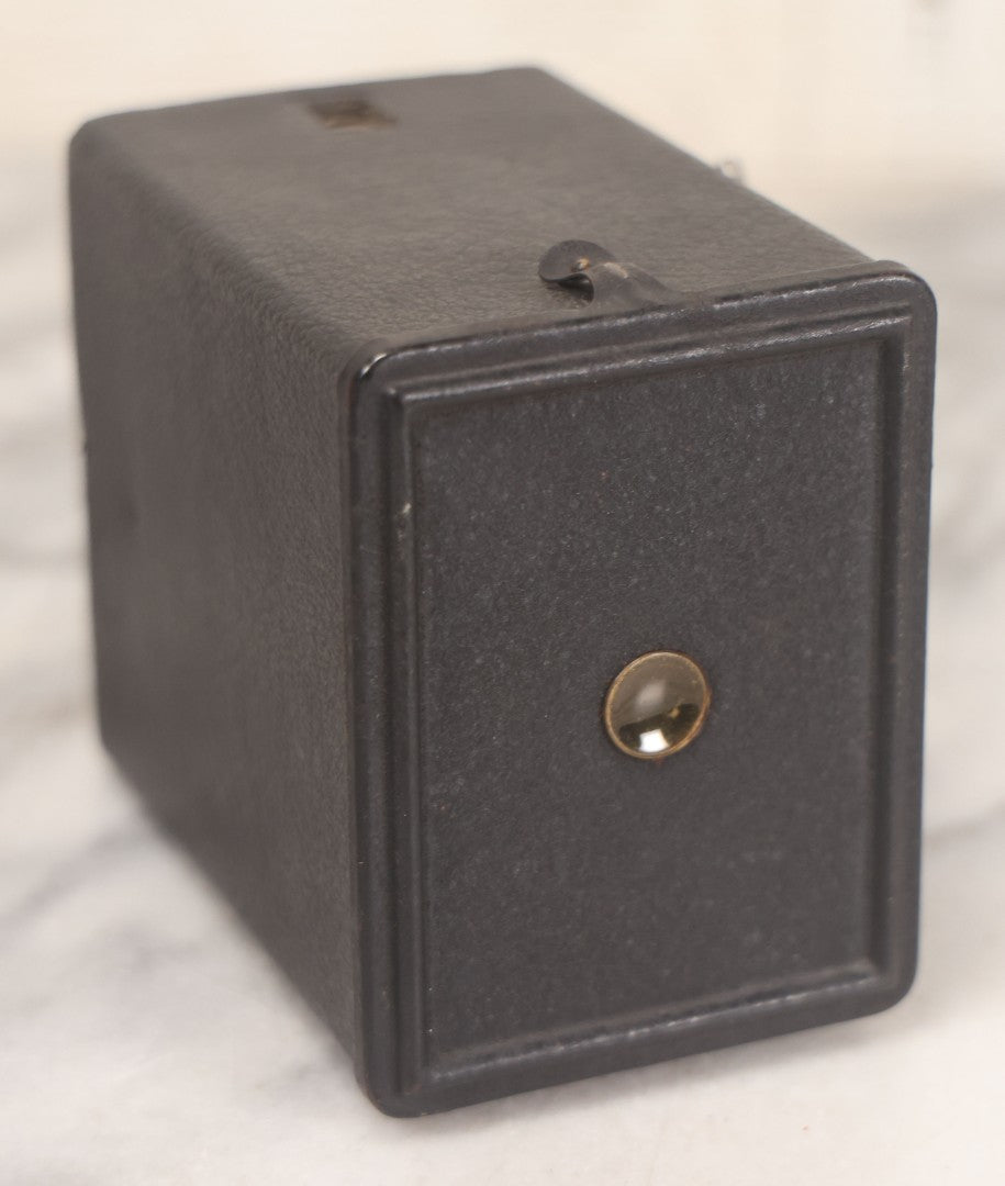 Lot 027 - Antique Ansco Box Camera, Small Size, Uses Speedex 2C Ansco Film, Made In U.S.A. By Ansco Photo Products Inc., Binghamton, New York, Patented September 1910