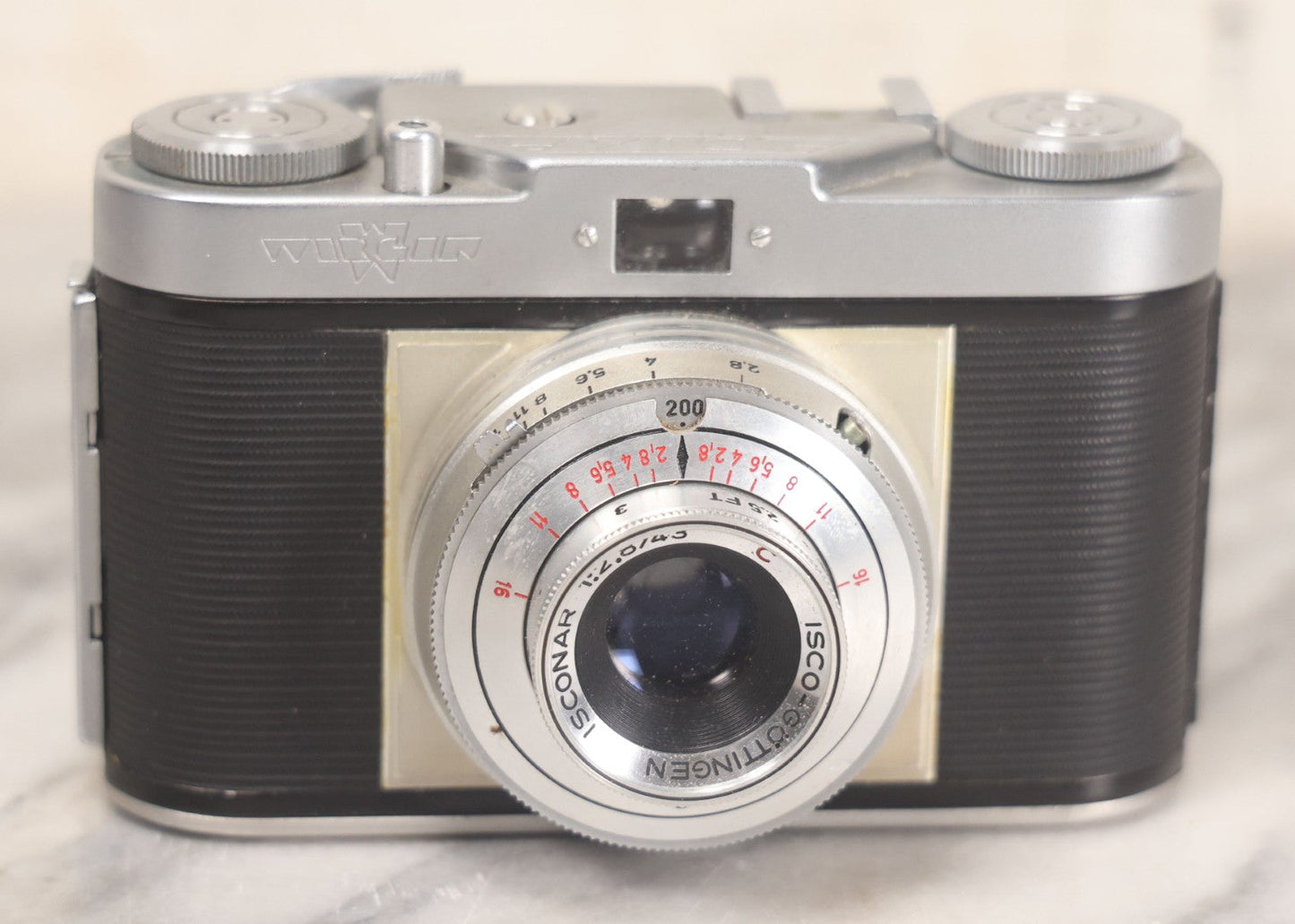 Lot 028 - Vintage Wirgin Edixa 35mm Film Photography Camera With F/2.8 43mm Fixed Lens And Original Leather Carrying Case, Made In Germany