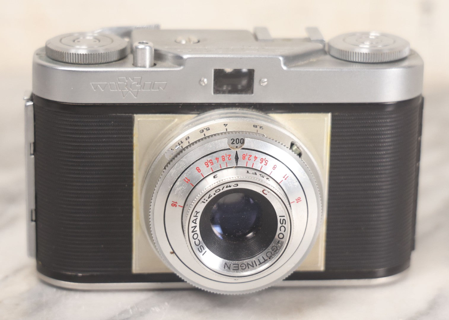 Lot 028 - Vintage Wirgin Edixa 35mm Film Photography Camera With F/2.8 43mm Fixed Lens And Original Leather Carrying Case, Made In Germany